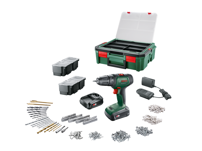 Akumulatorski vrtalnik-vijačnik Bosch UniversalDrill 18V, 06039D4003